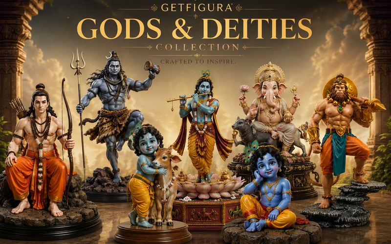 Discover the Beauty of Premium 3D Hindu God Figures