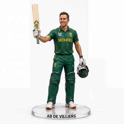 AB de Villiers South Africa Premium 3D Cricket Collectible Figure