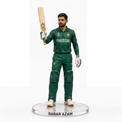 Babar Azam Pakistan Premium 3D Cricket Collectible Figure