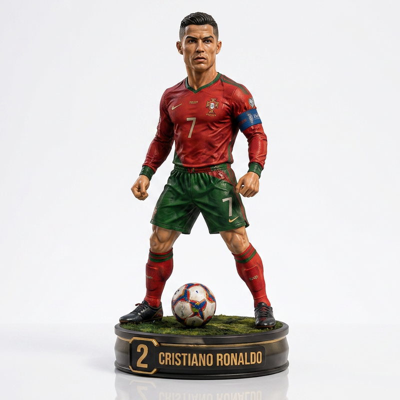 Cristiano Ronaldo | Portugal | Premium 3D Solid Collectible Figure