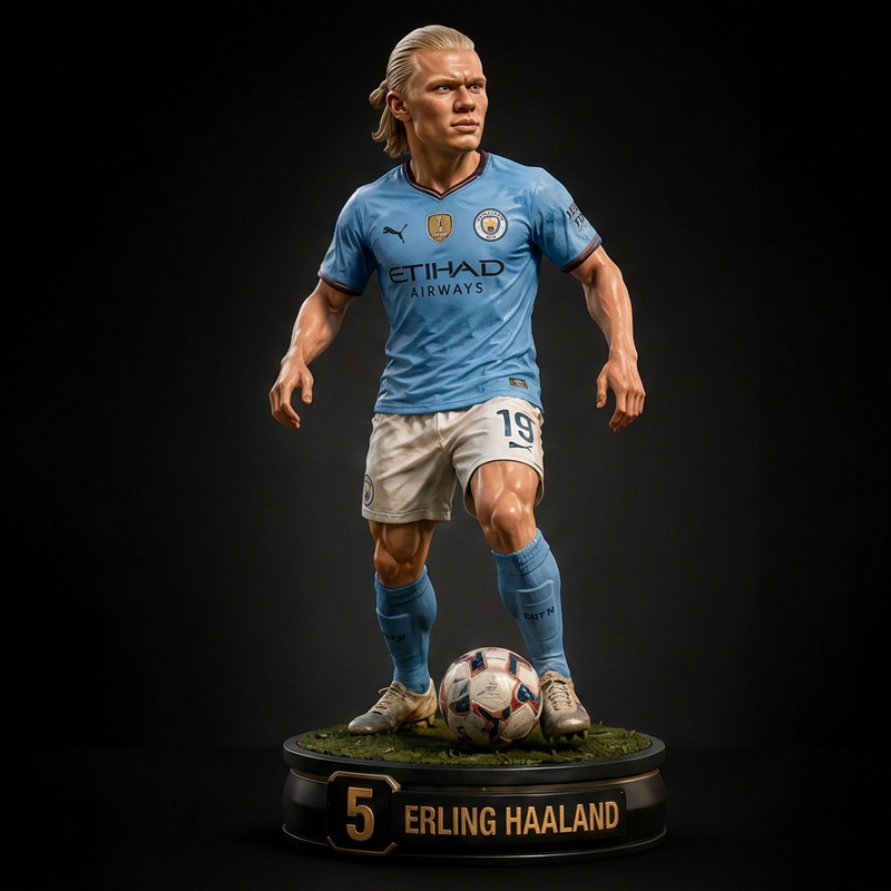 Erling Haaland | Manchester City | Premium 3D Solid Collectible Figure