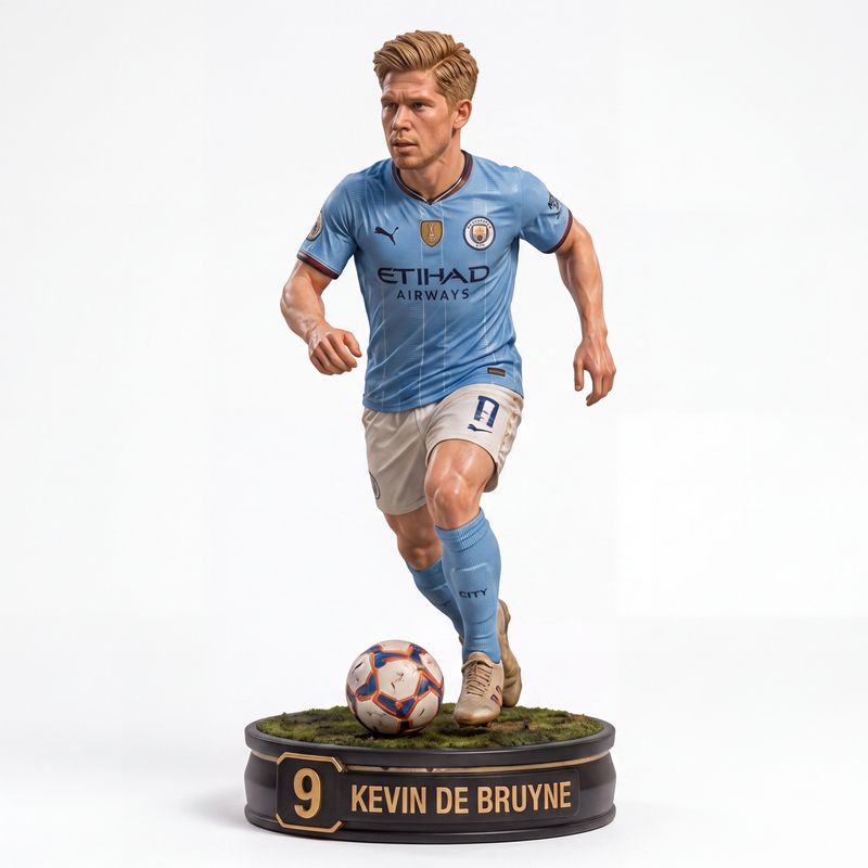 Kevin De Bruyne | Manchester City | Premium 3D Solid Football Collectible Figure