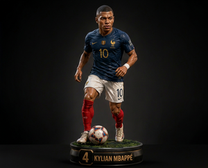 Kylian Mbappé | France | Premium 3D Solid Collectible Figure