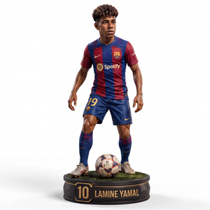 Lamine Yamal | Barcelona | Premium 3D Solid Football Collectible Figure