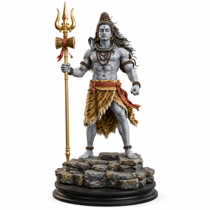 Lord Shiva Majestic | 3D Solid Figure | Made With Resin