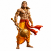 Lord Hanuman Divine Power | Premium 3D Solid Resin Figure