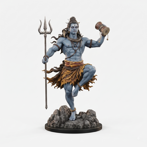 Lord Shiva Nataraja | Premium 3D Dancing Shiva Figure | Resin Collectible