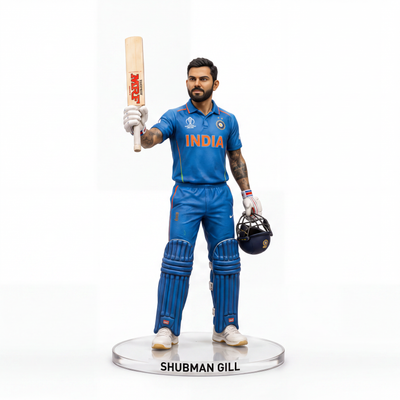 Shubman Gill India Premium 3D Cricket Collectible Figure