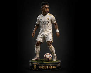 Vinícius Júnior | Real Madrid | Premium 3D Solid Collectible Figure